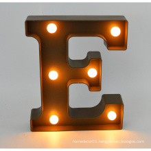 New Plastic LED Letter for Home Decoration